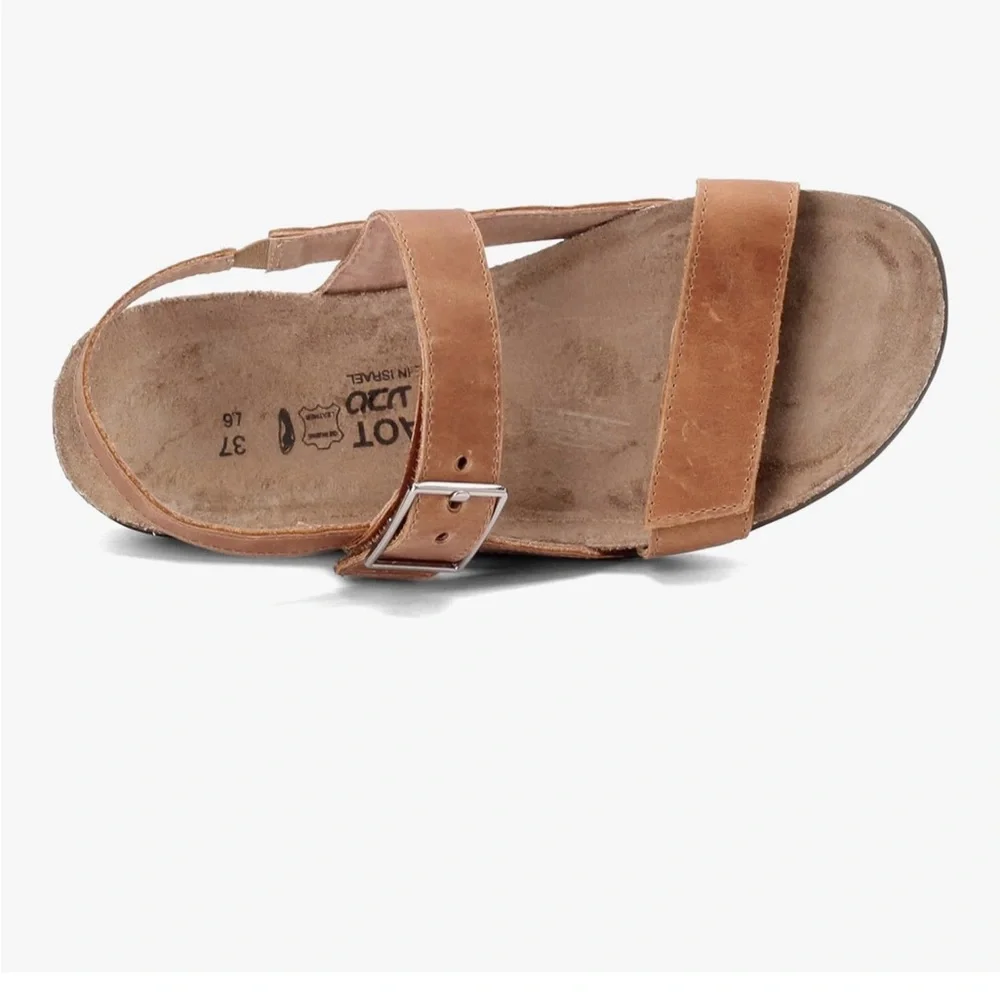 NAOT NEW Size 5.5 (36 )Footwear Women's Norah Sandal in Latte Brown Lthr